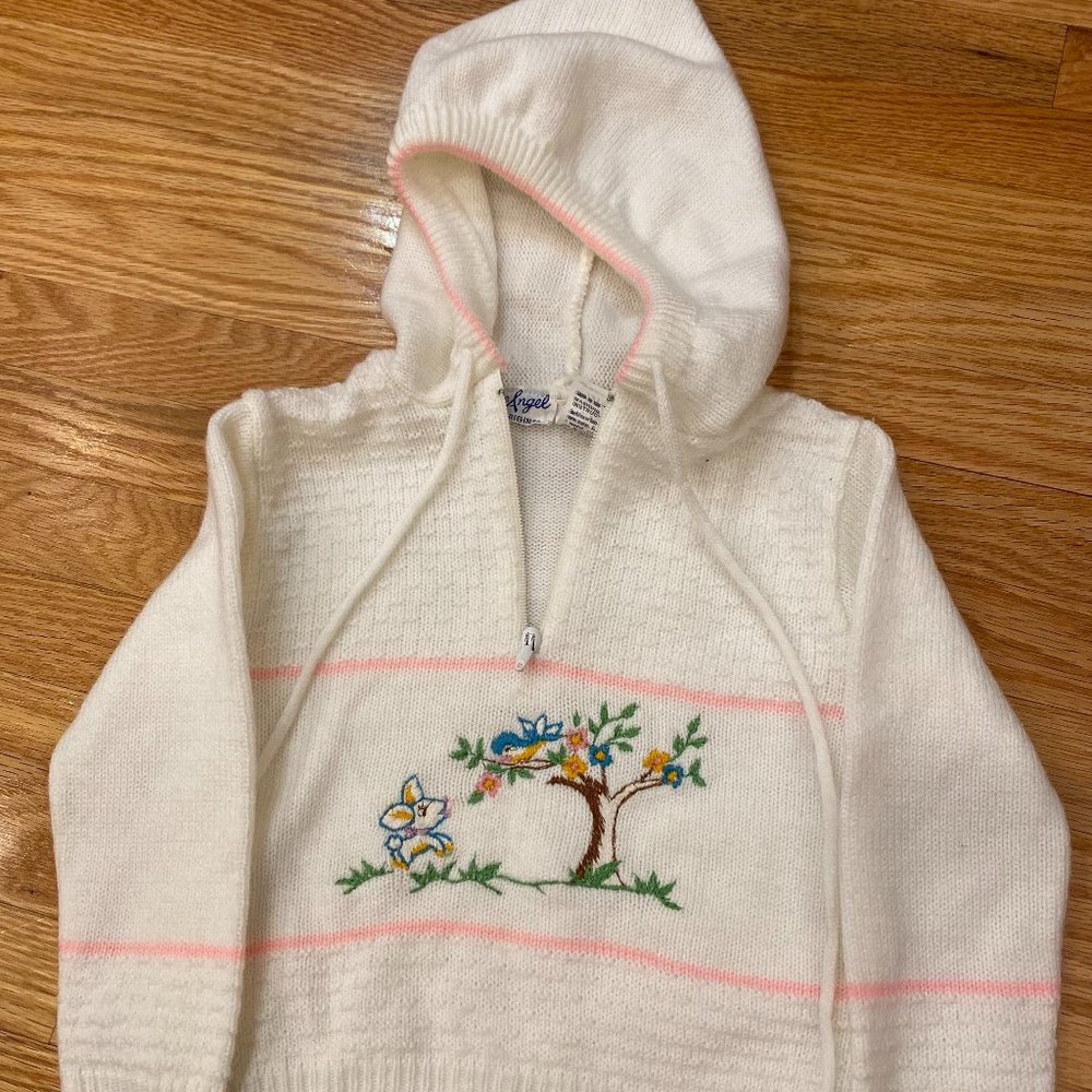 Vintage Easter Sweater - 6-12m - EUC
